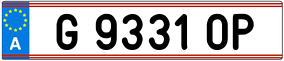 Truck License Plate